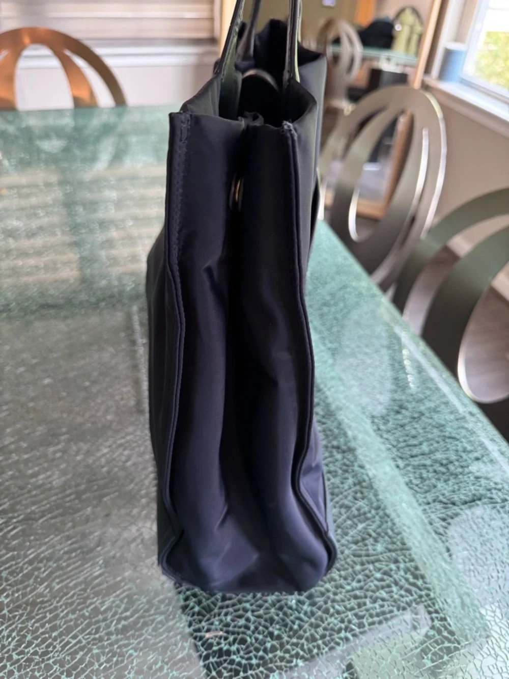 Tory Burch Navy Reva Nylon Tote‎
